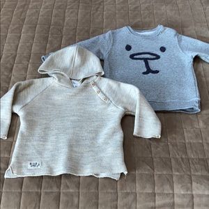 Zara. Like new. Worn once boys sweaters.